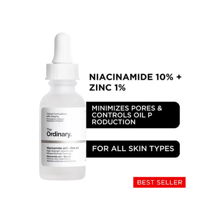 Ordinary Niacinamide 10% + Zinc 1% + Nirvana Botanic C+E serum