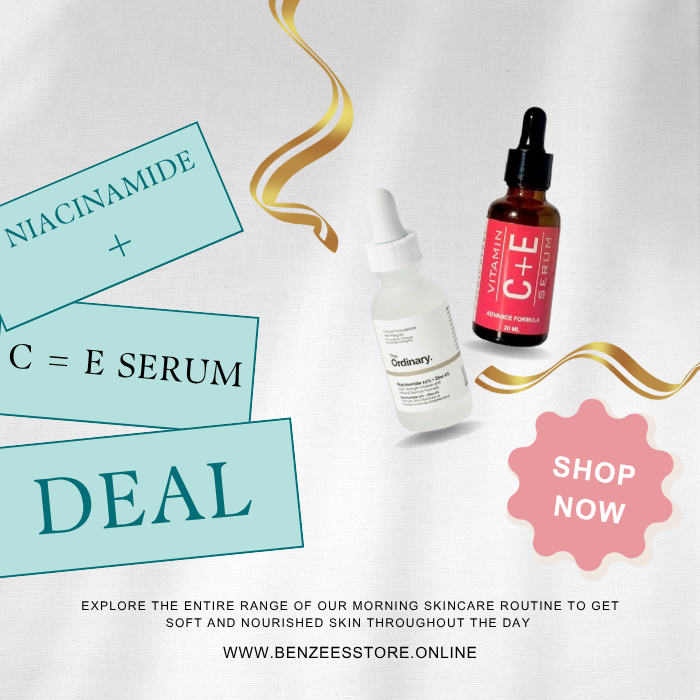Ordinary Niacinamide 10% + Zinc 1% + Nirvana Botanic C+E serum